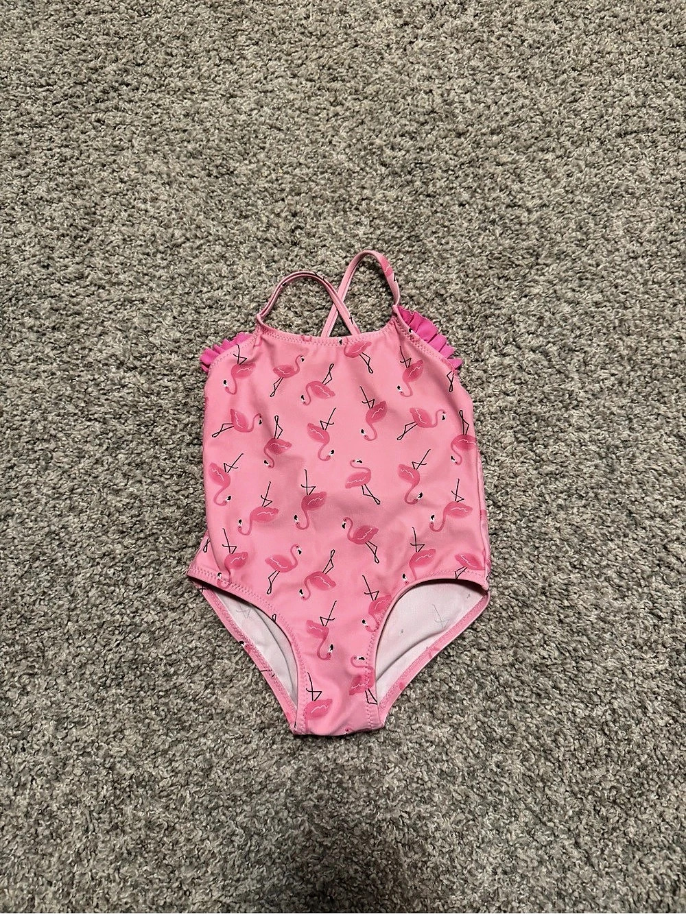 Zara Toddler Pink Flamingo One-Piece